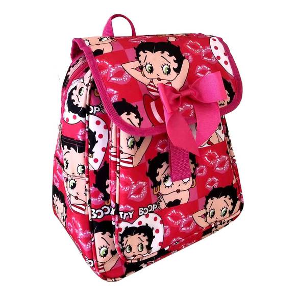 NEW BETTY BOOP women's mini backpack in pink - Picture 1 of 3